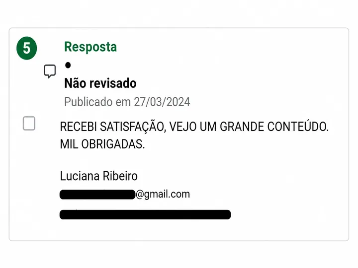 Depoimento Luciana Ribeiro